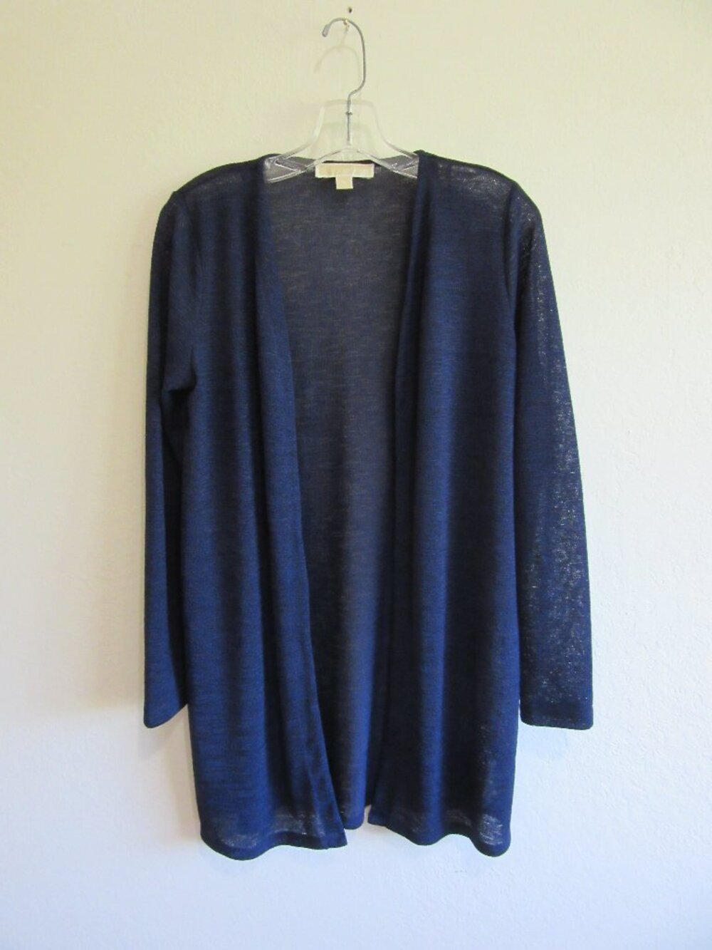 Michael Michael Kors Blue M Open Knit Long Sleeve Sweater